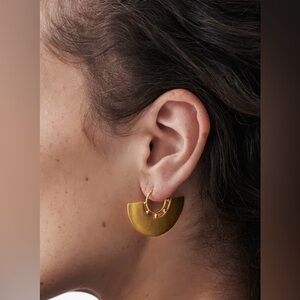 MISSOMA Lucy Williams Gilded Fan Earrings